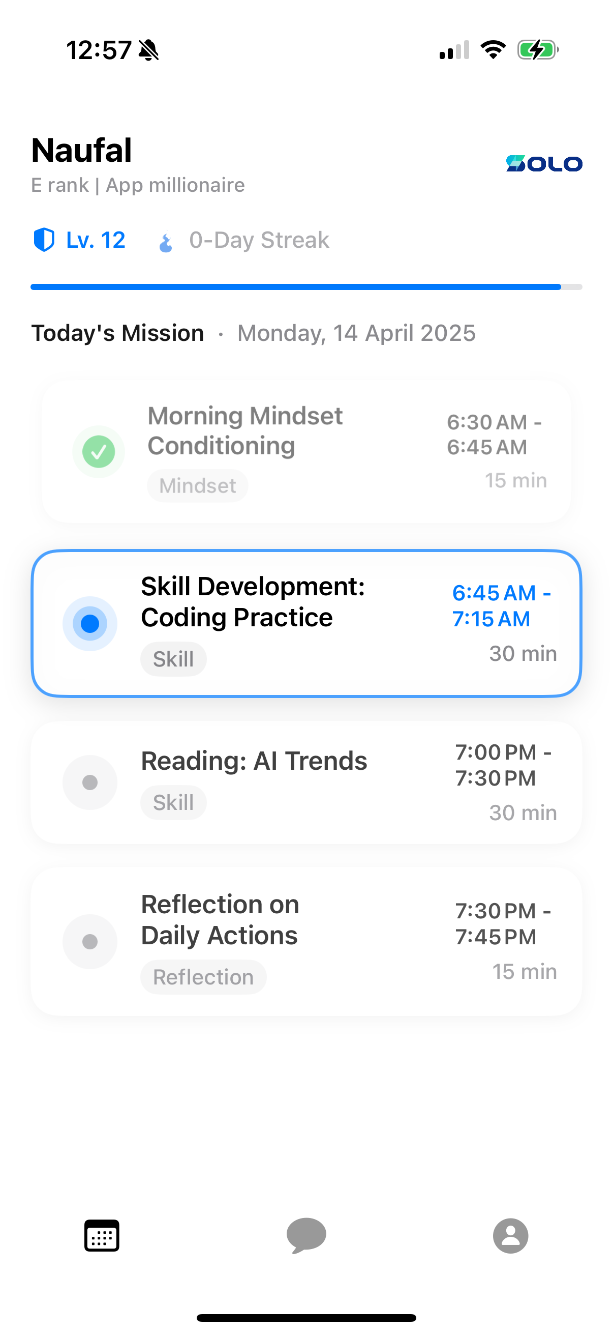 Solo app demo